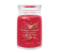 Yankee Candle Signature Scented Candle | Sparkling Cinnamon Large Jar Candle with Double Wicks | Soy Wax Blend Long Burning Candle for Women
