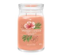 Yankee Candle Signature Scented Candle | Tropical Breeze Large Jar Candle with Double Wicks | Soy Wax Blend Long Burning Candle | Perfect Gifts for Women (1629985E)