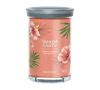 Yankee Candle Signature Scented Candle | Tropical Breeze Large Tumbler Candle with Double Wicks | Soy Wax Blend Long Burning Candle | Perfect Gifts for Women