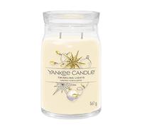 Yankee Candle Signature Scented Candle | Twinkling Lights Large Jar Candle with Double Wicks | Soy Wax Blend Long Burning Candle
