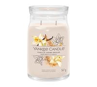 Yankee Candle Signature Scented Candle | Vanilla Crème Brûlée Large Jar Candle with Double Wicks | Long Burning Candle | Perfect Gifts for Women