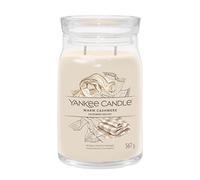 Yankee Candle Signature Scented Candle | Warm Cashmere Large Jar Candle with Double Wicks | Soy Wax Blend Long Burning Candle | Perfect Gifts for Women