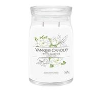 Yankee Candle Signature Scented Candle | White Gardenia Large Jar Candle with Double Wicks | Soy Wax Blend Long Burning Candle | Perfect Gifts for Women