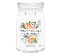 Yankee Candle Signature Scented Candle | White Spruce & Grapefruit Large Jar Candle with Double Wicks | Soy Wax Blend Long Burning Candle | Perfect Gifts for Women