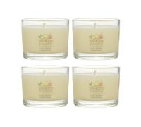 Yankee Candle Signature Votive Mini Candle Jar Iced Berry Lemonade Scent Natural Soy Wax Blend Candle with Natural Fiber Wick 1.3 OZ Glass Jar (Pac