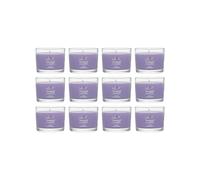 Yankee Candle Signature Votive Mini Candle Jar Lilac Blossoms Scent Natural Soy Wax Blend Candle with Natural Fiber Wick 1.3 OZ Glass Jar (Pack of