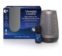 Yankee Candle Sleep Diffuser Starter Kit | Bronze | Calm Night Electric Fragrance Diffuser Refill | Up to 30 Nights of Fragrance | UK Plug