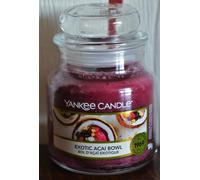 Yankee Candle SMALL JAR, EXOTIC ACAI BOWL, 104g, Rare