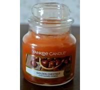 Yankee Candle small Jar, GOLDEN CHESTNUT , 104g, Rare