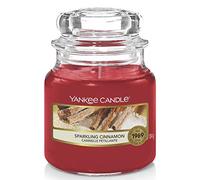 Yankee Candle Sparkling Cinnamon Jar Candle, Glass, Small jar candle