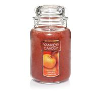 Yankee Candle Spiced Pumpkin Scented Classic 22oz Large Jar Single Wick Aromatherapy Candle Over 110 Hours of Burn Time Apothecary Jar Fall Candle