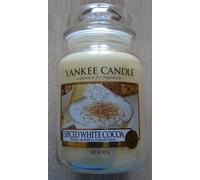 Yankee Candle, SPICED WHITE COCOA, 623g, Rare