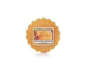 Yankee Candle Star Anise and Wax Melt, Orange, 6 x 5.7 x 2 cm