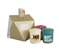 Yankee Candle Stocking Filler Gift Set with 3 Scented Votive Candles