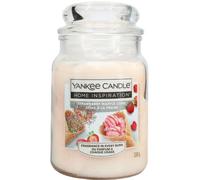 Yankee Candle Strawberry Waffle Cone Scented Jar Candle 538g Home Fragrance
