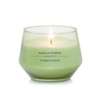 Yankee Candle Studio Medium Candle Sage Citrus 10 oz LongLasting EssentialOil Scented Soy Wax Blend Candle 4065 Hours