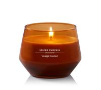 Yankee Candle Studio Medium Candle Spiced Pumpkin 10 oz: Long-Lasting Essential-Oil Scented Soy Wax Blend Candle | 40-65 Hours of Burning Time