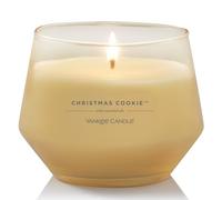 Yankee Candle Studio Scented Candle | Christmas Cookie Medium Candle | Long Burning| Stylish Glass Vessel Design with Cream Wax | Perfect Gifts for WomenGifts for MumWedding Gifts