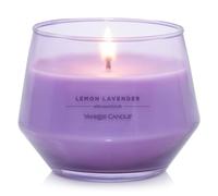 Yankee Candle Studio Scented Candle Lemon Lavender Medium Candle Long Burning Candles: 35-50 Hours Stylish Glass Vessel Design with Purple Wax Perfect Gifts for WomenGifts for MumWedding Gifts & More