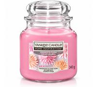 Yankee Candle Sugared Blossom Medium Jar Candle 340g - Home Fragrance Gift