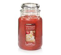 Yankee Candle Sugared Cinnamon Apple Scented Classic 22oz Large Jar Single Wick Aromatherapy Candle Over 110 Hours of Burn Time Perfect for Fall an