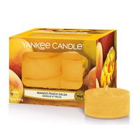 Yankee Candle Tea Light Candles Mango Peach Salsa Pack of 12