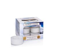 Yankee Candle Tea Light Candles, Season of Peace, Pack of 12