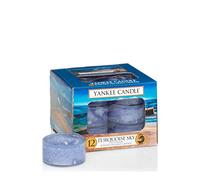 Yankee Candle Tea Light Candles, Turquoise Sky, Pack of 12