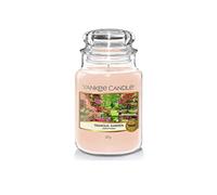 Yankee Candle Scented Large Jar Tranquil Garden up to 150hrs Burning Time - 623g