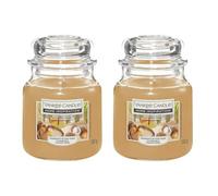Yankee Candle | Twin Pack | 2x340g Medium Jar Candle | Home Inspiration | Scented Candle | Up to 60 Hours Burn Time (Beach Day Rays)