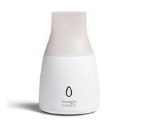 Yankee Candle Ultrasonic Aroma Diffuser Kit | Black Cherry Aroma Diffuser Oil | LED Colour Changing | Auto Off Timer | Quiet Operation | UK Plug