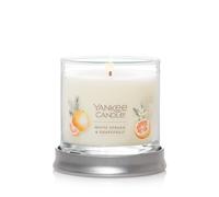 Yankee Candle White Spruce & Grapefruit Scented Signature 4.3oz Small Tumbler Single Wick Candle Over 20 Hours of Burn Time Christmas | Holiday Can