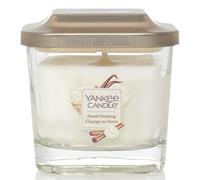 Yankee Candle Wick Square Scented Candle, Wax and Glass, Sweet Frosting, Small