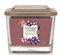 Yankee Candle Wick Square Scented Candle, Wax, Grapevine & Saffron, Medium