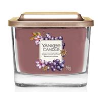 Yankee Candle Wick Square Scented Candle, Wax, Grapevine & Saffron, Small
