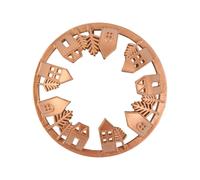 Yankee Candle Winter Village Fancy Ring for Medium and Large Scented Candles Classic Illuma Lid