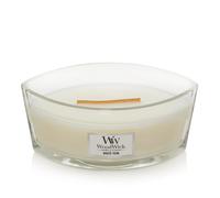 Yankee Candle WoodWick Ellipse Scented Candle White Teak 16oz | Up to 50 Hours Burn Time Christmas | Holiday Candle