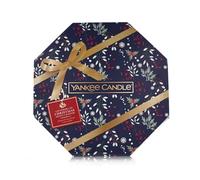 Yankee Candle Wreath Advent Calendar | Christmas Scented Candles Gift Set | 24 Tea Lights & 1 Glass Candle Holder | Countdown to Christmas Collection