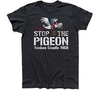 Yankee Doodle Stop The Pigeon Dick Dastardly Muttley The Wacky Races T-Shirt Mens Black Unisex Tees L