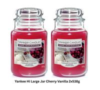 Yankee Hi Large Jar Cherry Vanilla 2x538g s