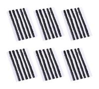 YankMooM 30Pcs Black Tire Repair Strings,100 x 6 mm Flat Tire Plug Puncture Repair Strings for Recovery Car Motorcycle Automotive Bike