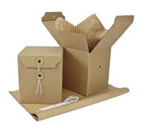 YankMooM 6Pack Small Cardboard Boxes,11 x 11 x 13cm Brown Gift Packing Boxes Corrugated Cardboard Shipping Boxes for Holidays,Business,Posting,Storing or Gift