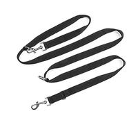 YankMooM Dog Training Lead Leash,6.9FT Double Ended Dog Lead for Training Walking Running Multi-Function Dog Lead Rope(Black)