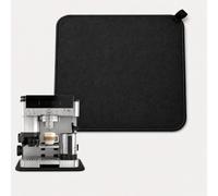YANKOIUK Sliding Mat Compatible with Ninja Luxe Coffee Machine | ES601UK ES701UK CFN802UK Series, Reusable Anti-Slip Bottom Pad Accessories, Black 33 x 32 cm Coffee Machine Mat