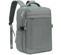 Yankony Sac a Dos Voyage Cabine Avion 40x20x25 Pour Ryanair Sac de Voyage avec Pochette Antivol Femme Imperméable Bagages Cabine Sous Siège 20 L Homme sac à dos Pour Easyjet Wizz Air Vert