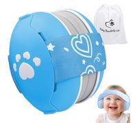 YANKUIRUI Baby Ear Defender for Babies and Toddlers up to 36 Months - CE & UKCA Certified - Noise Reduction Earmuffs - Comfortable Baby Headphones Against Hearing Damage & Improves Sleep Blue