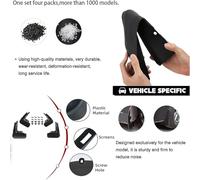 yanliliang 4-PC Mudflaps Splash Guards for BMW 5 Series E60 E61 F10 F11 G30 G31 2006-2022, No Drilling Required ABS Plastic, with Fixing Screws.