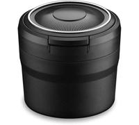 yanliliang Car ashtray with lid, for BMW 1 Series E81 E82 E87 E88 F20 F21 F40 portable car ashtrays; cigarette ashtray; odor-resistant ashtray.,Black