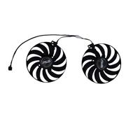 YANLUOZ 2Pcs T129215SU,4Pin,VGA Cooler,Video Card Fan, For ASUS RX 5600XT 5700 XT for DUAL EVO OC FDC10U12S9-C PLD10010S12HH Laptop parts