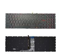 YANLUOZ Keyboard For MSI for MS-1795/179B/17A1/17B1/17C1/17C5/17E7/17F2/17F4/17FK/1791/1792 Laptop parts(NE Red Backlit)